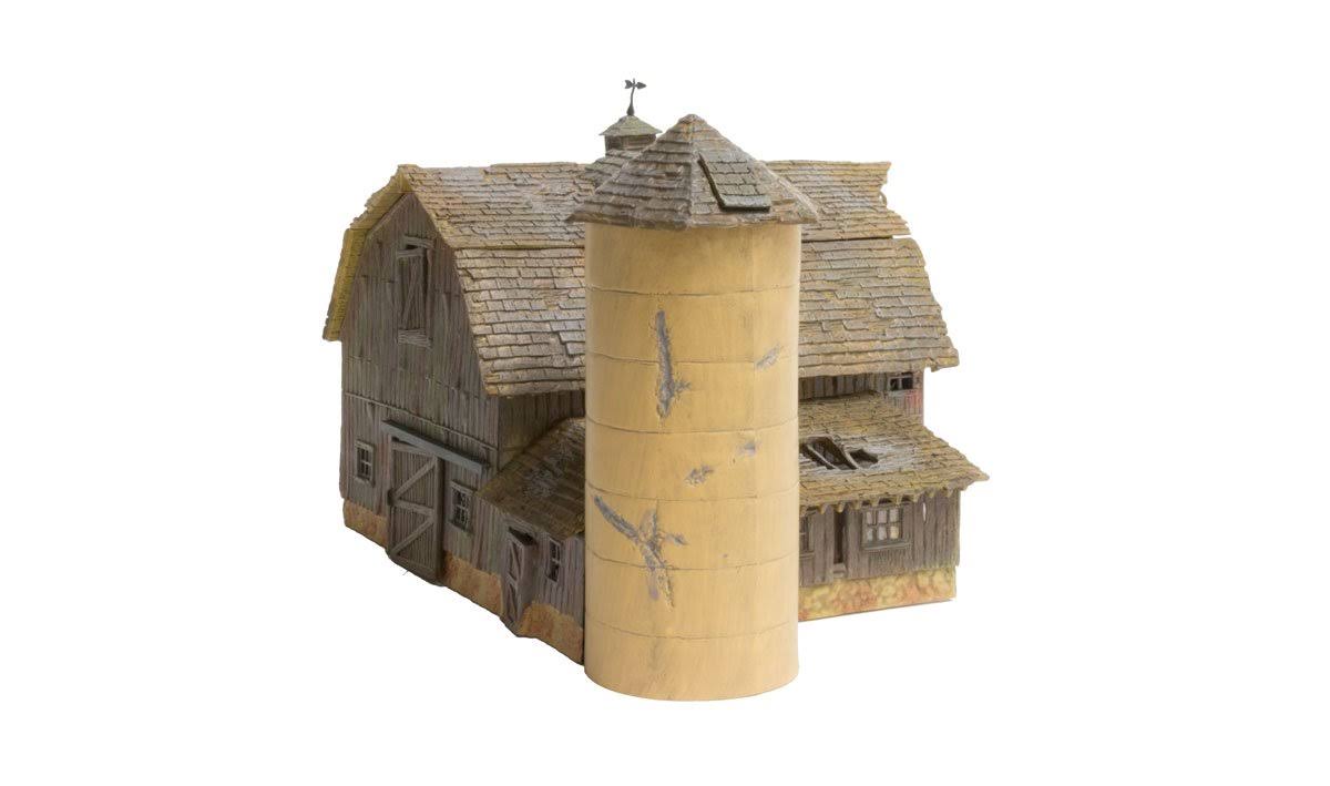 Woodland Scenics HO Old Weathered Barn Built u0026 Ready BR5038 - Image 5