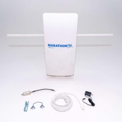 Alternative view of New 2020 Free Signal TV Marathon Plus Indoor/Outdoor Whole-House Digital TV Antenna with Breakthrough Amplified Technology for Long-Distance Performance and Superior HDTV Signal Resolution