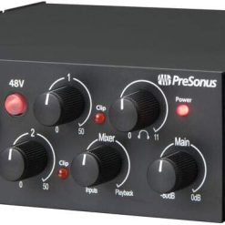 Alternative view of PreSonus AudioBox 96 Audio Interface (May Vary Blue or Black) Full Studio Bundle with Studio One Artist Software Pack, ATOM MIDI/Production Pad Controller, Eris 4.5 BT Pair 2-Way Bluetooth Monitors