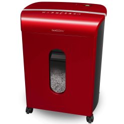 Goecolife Gmw124p-red Limited Edition 12-Sheet High Security Microcut Paper Shredder, Red
