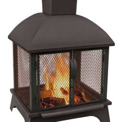 Alternative view of Landmann Redford Outdoor 26×22 Fireplace, Black 2024 Best Sellers