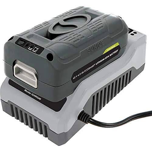 Snow Joe 2-Pack iBAT40 Ion EcoSharp 40 V 4.0 Ah Lithium-Ion Battery - Image 3
