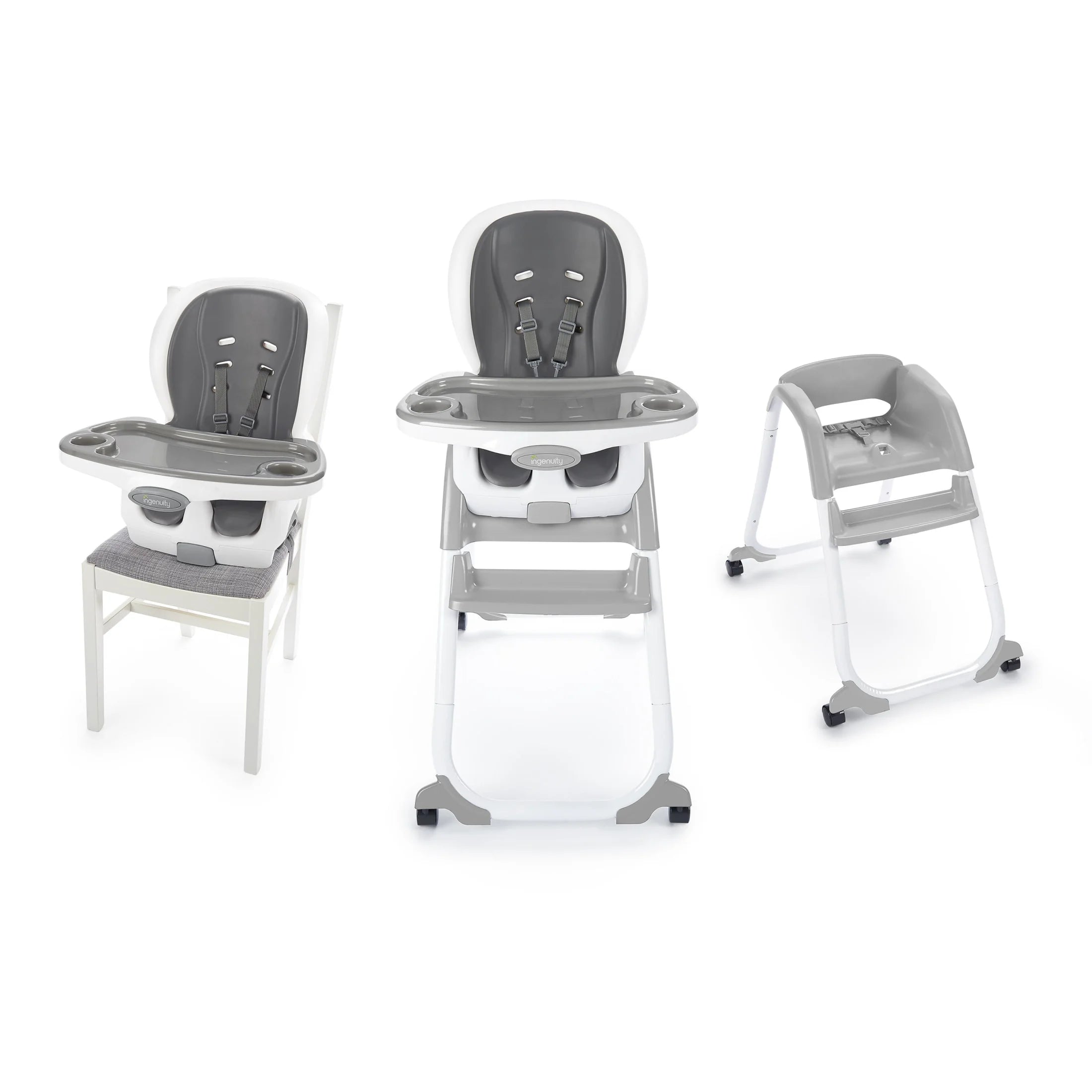 Ingenuity SmartClean Trio Elite 3-in-1 Convertible High Chair, Toddler Chair, and Booster Seat, For Ages 6 Months and Up, Unisex – Slate - Image 13