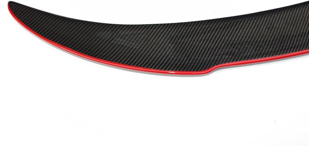 Mosion Auto FD Style Red Line Carbon Fiber Rear Spoiler for Mercedes-Benz CLA45 AMG W117 C117 CLA 250 180 260 - Image 5