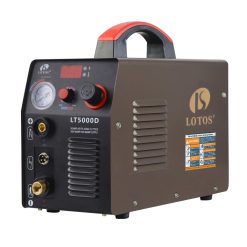 Lotos LT5000D Plasma Cutter 50Amps Dual Voltage Compact Metal Cutter 110/220V AC 1/2 Clean Cut