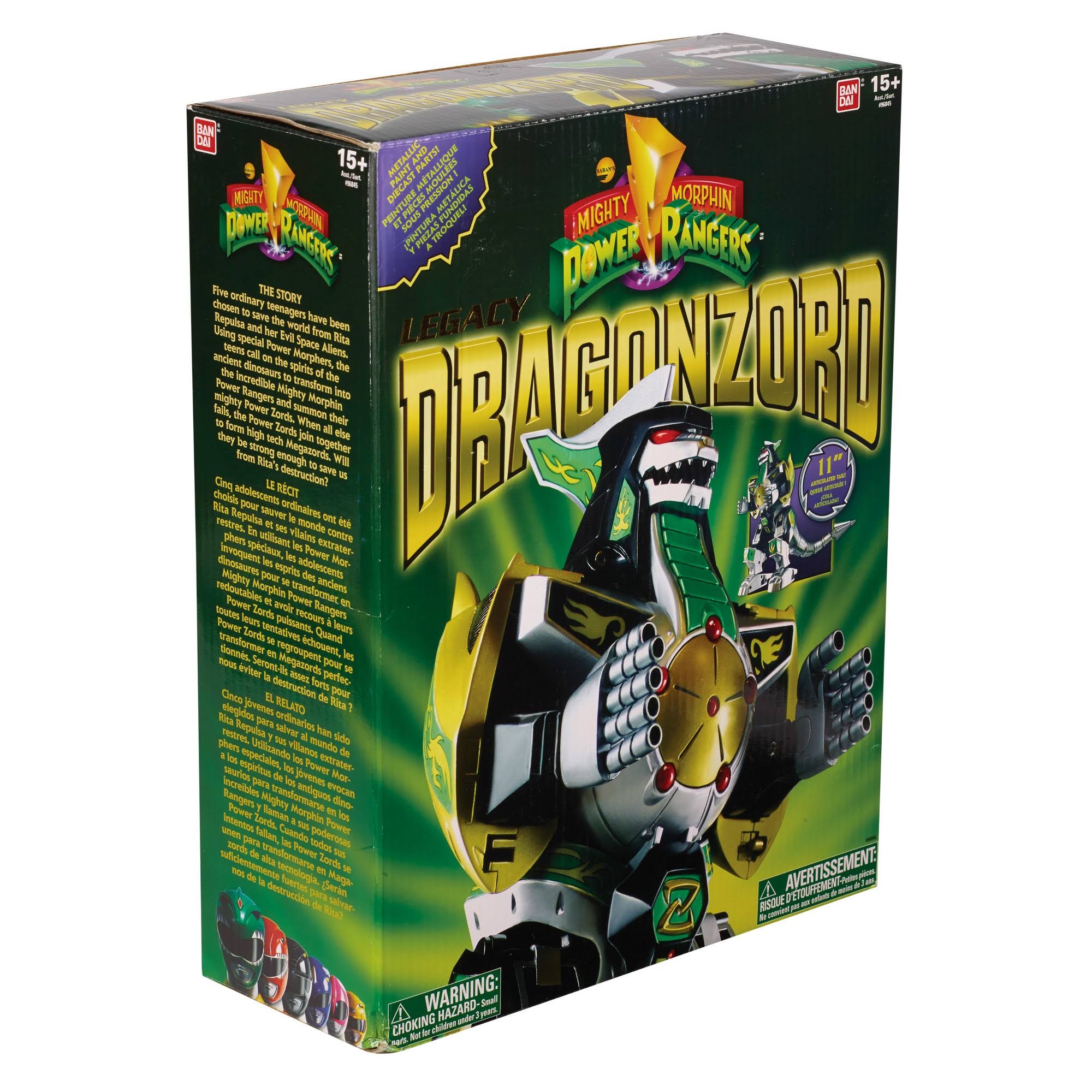 Power Rangers Legacy Green Dragonzord Action Figure - Image 3