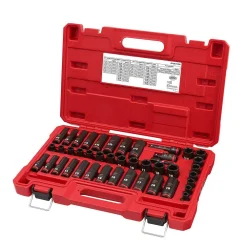 Alternative view of Milwaukee Shockwave Impact Duty 3/8Inch-Drive, SAE and Metric 6-Point Socket Set – 43-Piece, Model 49-66-7009