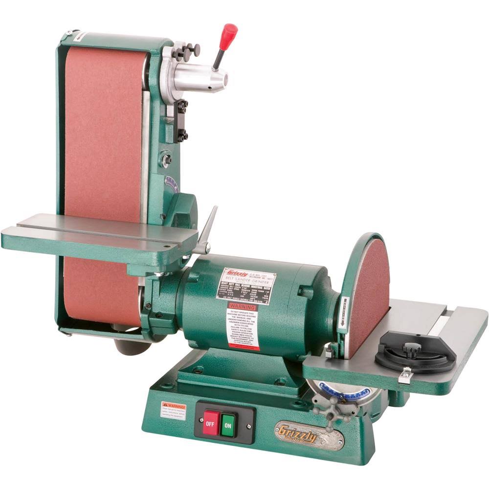 Grizzly Combination Sander 6 x 48 Belt 12 Disc 3450 RPM. G1183