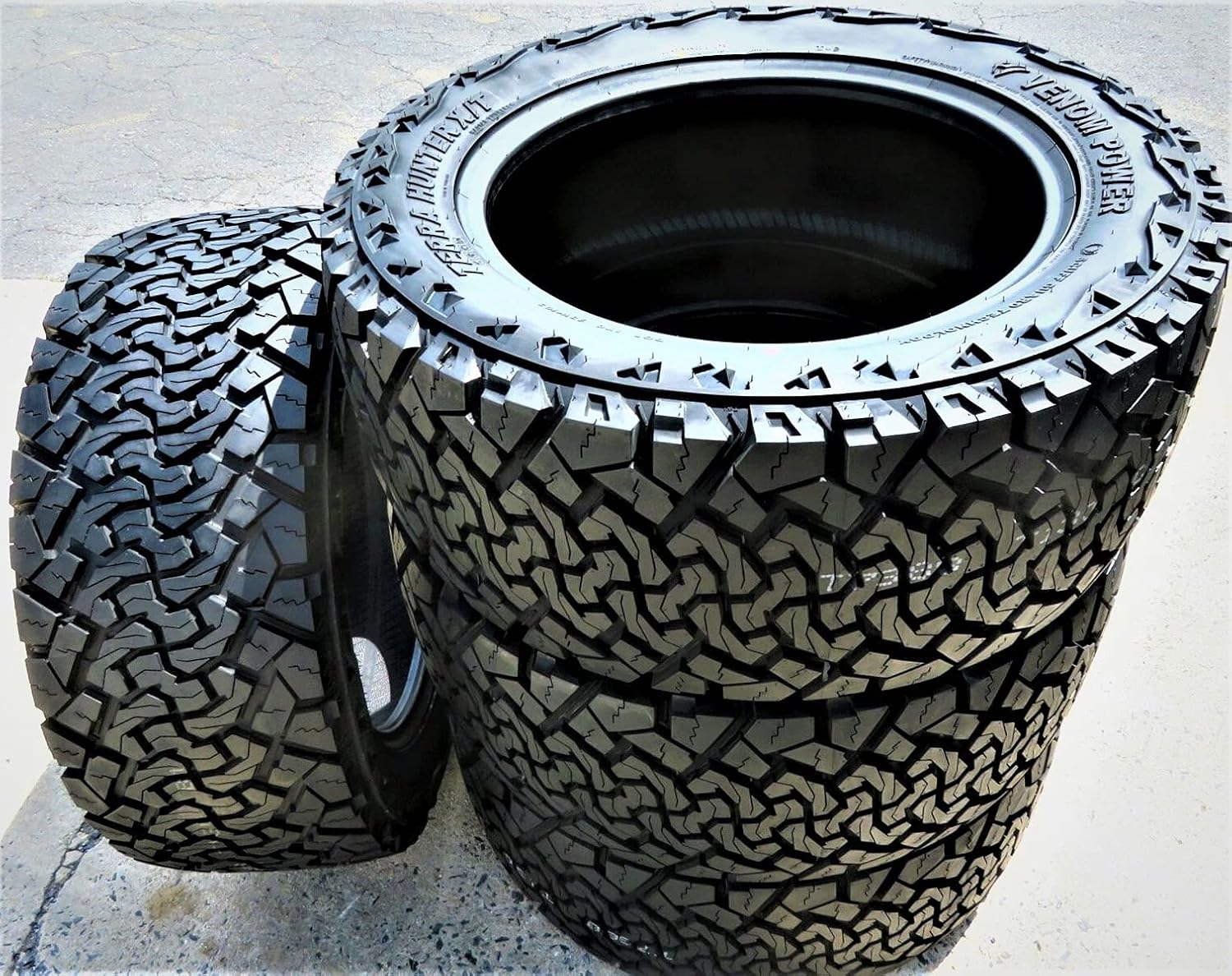 Venom Power Terra Hunter X/T All-Terrain Off-Road Light Truck Radial Tire-LT285/50R20 285/50/20 285/50-20 119/116S Load Range E LRE 10-Ply BSW Black Side Wall - Image 3