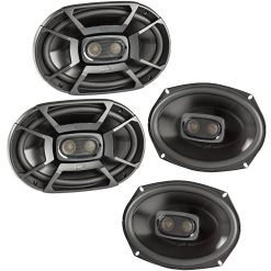 Polk 450 Watt 3-Way Car Boat Coaxial Stereo Audio Speakers Marine DB692 2 Pack