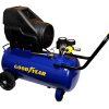GOODYEAR 8 Gallon Portable Horizontal Oil Free. 150 Max Psi. Induction Motor Air Compressor