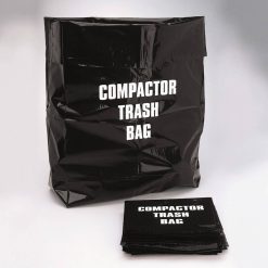 Broan 12 Trash Compactor Bags, Silver/Black – 12 pack