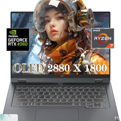 Lenovo – Legion Slim 5 Gaming Laptop – 14.5 OLED (2880 x 1800) – Ryzen 7 7840HS – NVIDIA GeForce RTX 4060 8GB – win11 Home – w/Mouse Pad (16GB RAM | 1TB SSD)