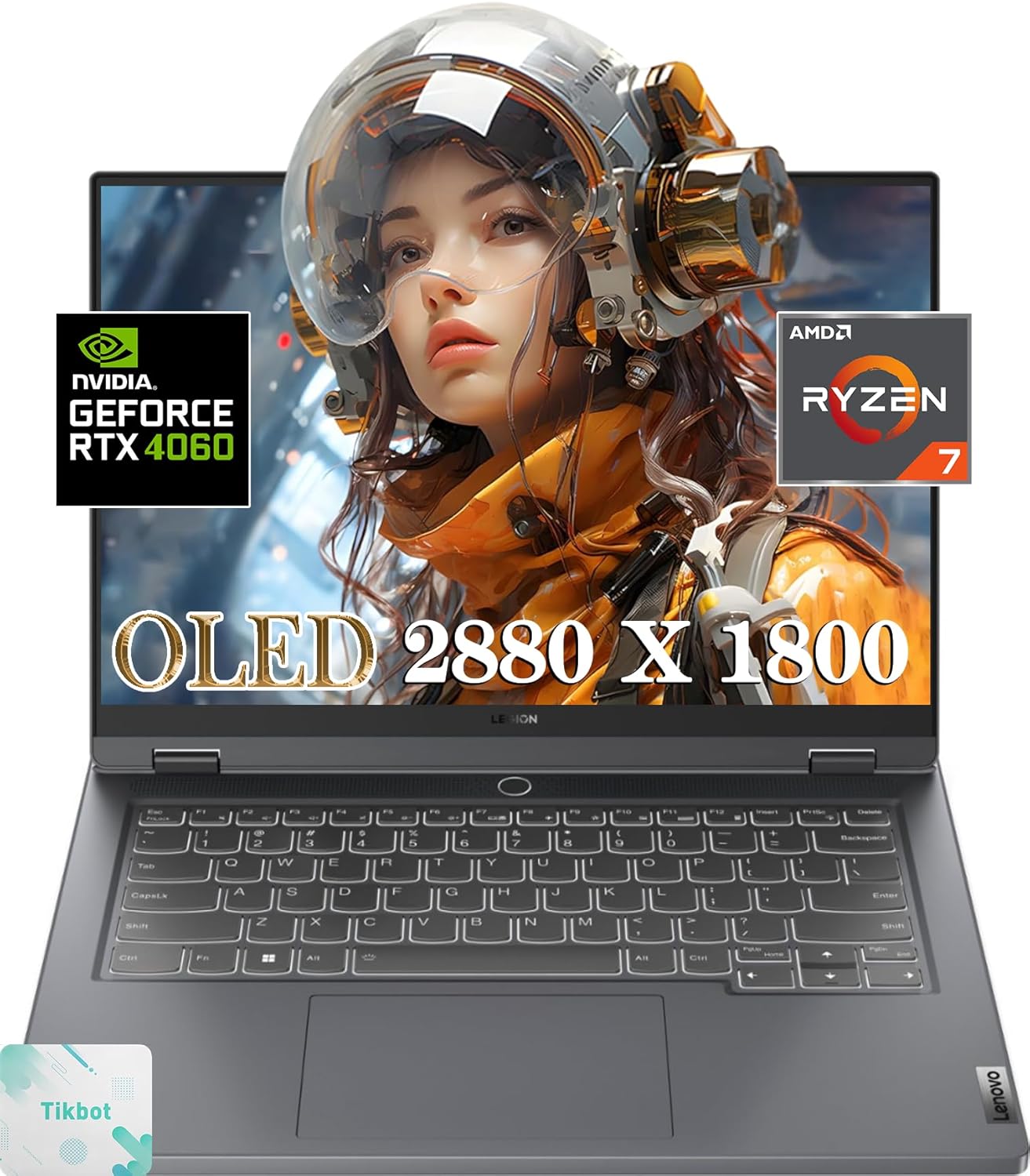 Lenovo – Legion Slim 5 Gaming Laptop – 14.5 OLED (2880 x 1800) – Ryzen 7 7840HS – NVIDIA GeForce RTX 4060 8GB – win11 Home – w/Mouse Pad (16GB RAM | 1TB SSD)